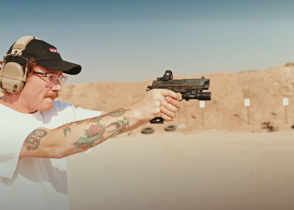 Micah Mayfield With The Sig Sauer P226 XFive