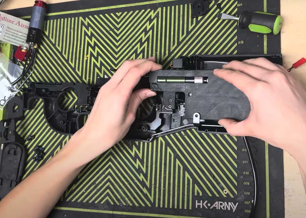 Airsoftjunkiez HPA Krytac P90 Hydra Kit Install