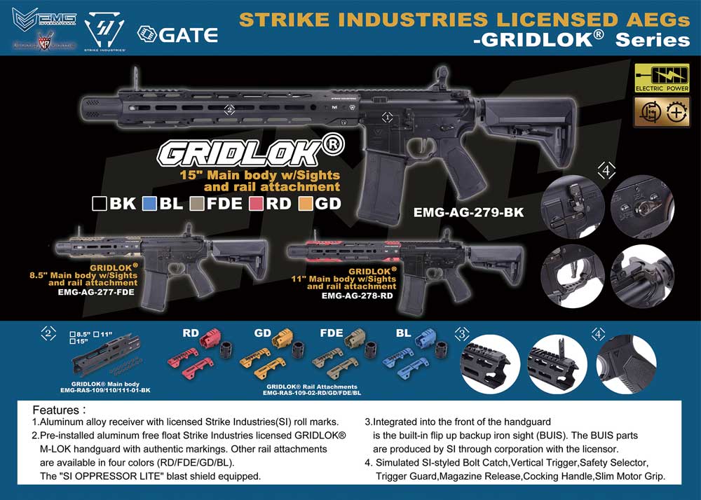 King Arms SI Gridlok AEGs With Gate ASTER V2 SE 