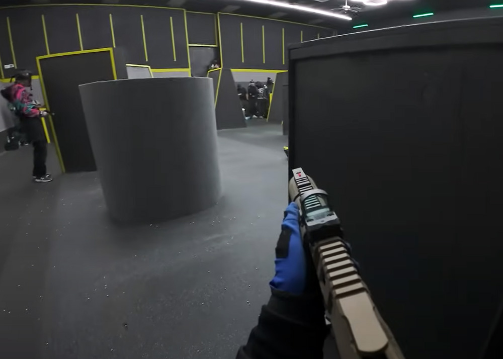 Valiant Airsoft G&G LevAR In An Airsoft Tournament