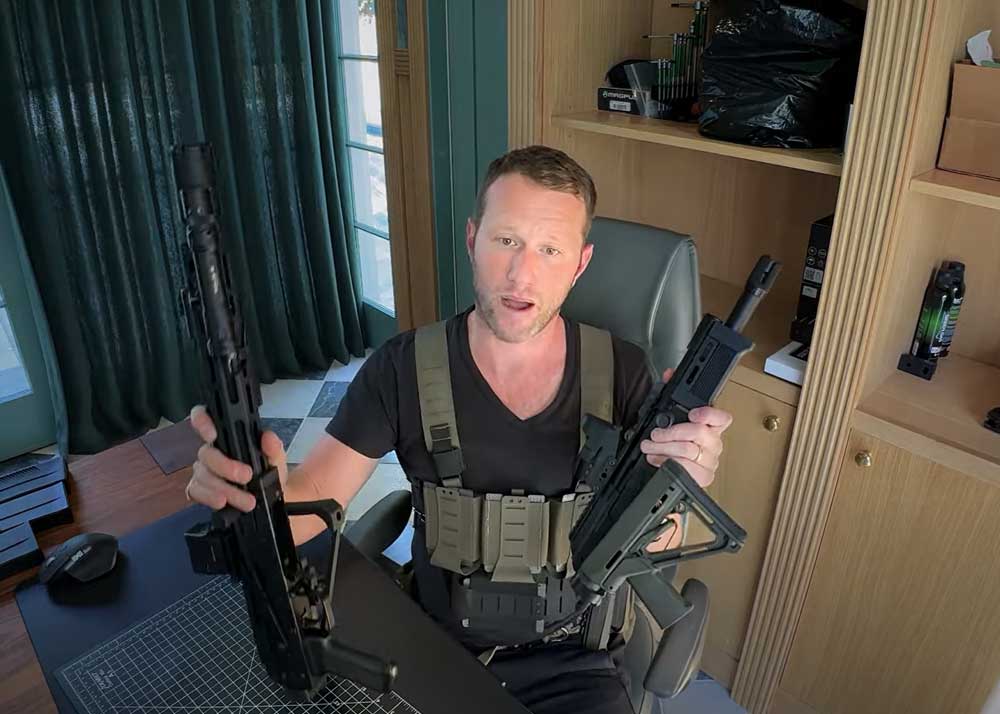 6mm Badger Tokyo Marui Saiga 12K vs. Saiga 12 SBS
