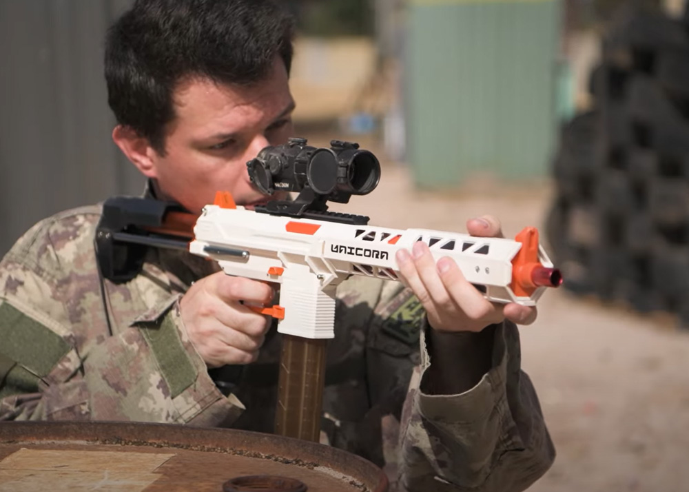 Bradley Phillips Testing The XYL Unicorn Tactical Edition Nerf Blaster