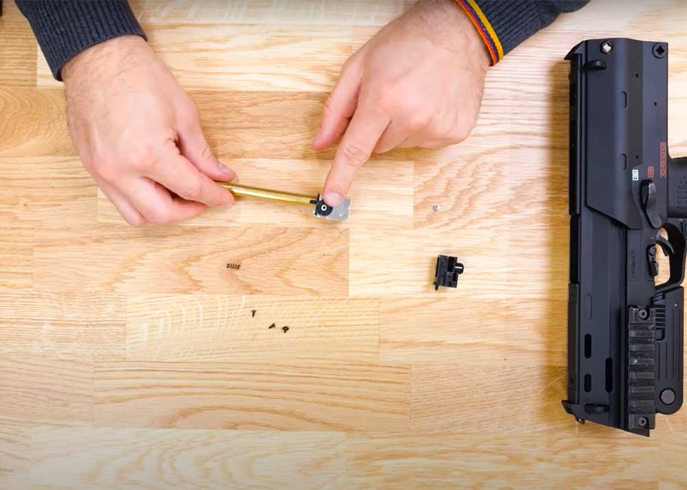 OPS-STORE Hop-Up Block Installation For Tokyo Marui MP7 AEP