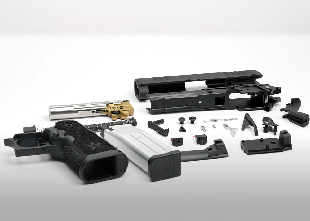Revanchist Airsoft EMG x SAVIA Staccato C CNC Steel Slide and Frame Kit