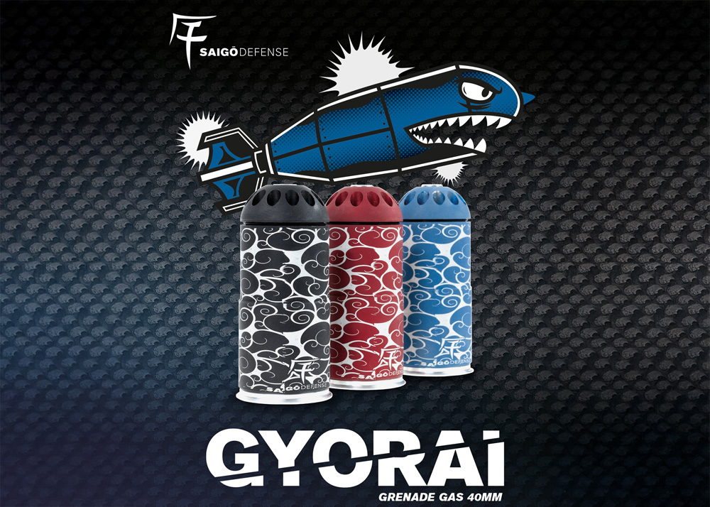 SKW Airsoft Saigo Defense GYORAI Airsoft Grenades
