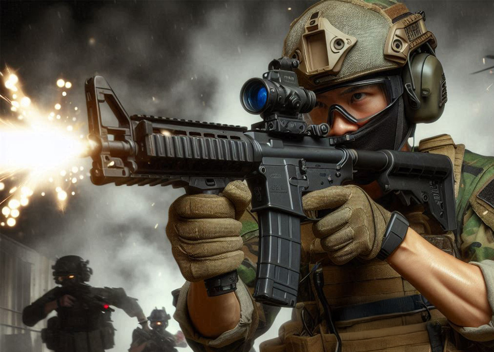 Swiss Army Airsoft Gun