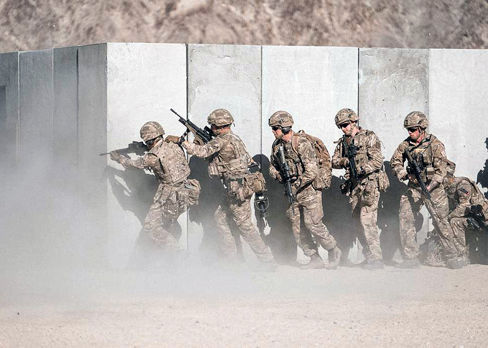 British Army Commandos during Integrated Training Exercise 1-20 at Marine Corps Air Ground Combat Center (MCAGCC) 2019