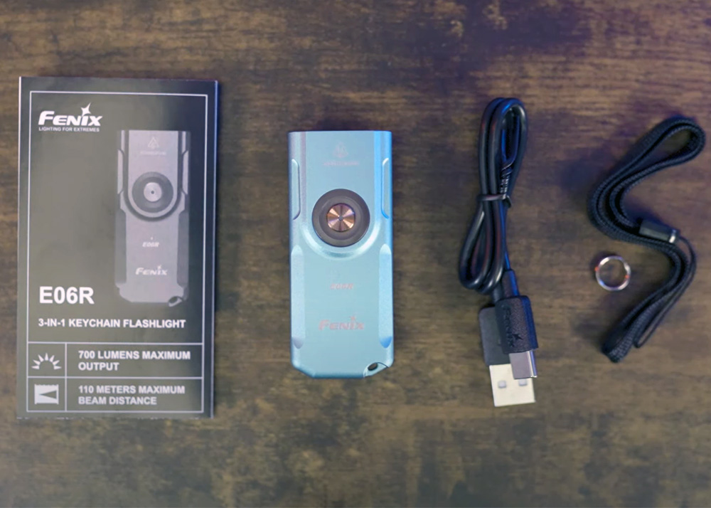 Fenix E06R  3-in-1 Keychain Flashlight