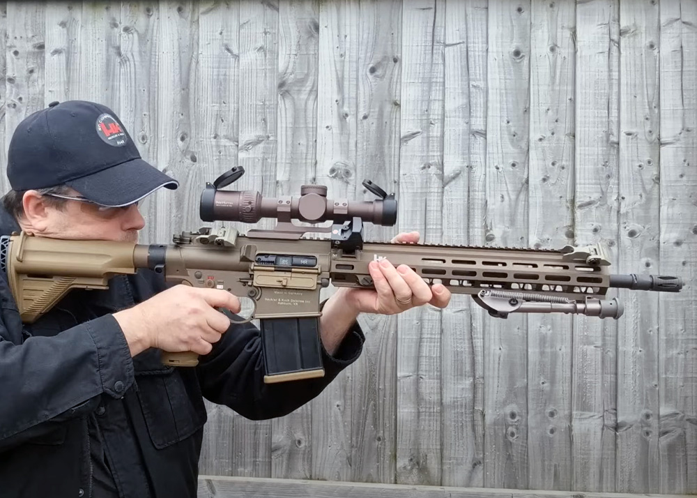 Middle Aged Gamer On The VFC HK M110A1 SDMR GBBR