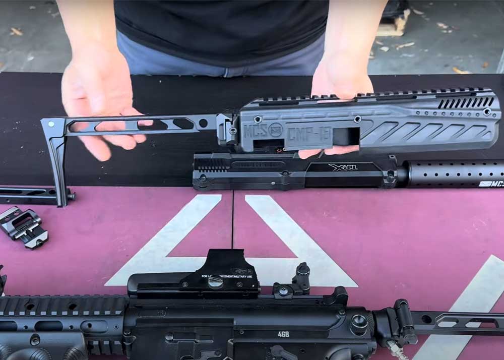 Modern Combat Sports Skeletonized 1913 Picatinny Rail Folding Buttstock