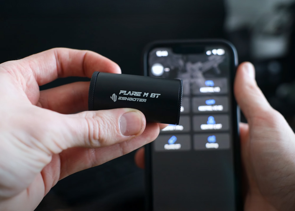 Airsoft Lefty EShooter Flare M BT Customisable Tracer Unit