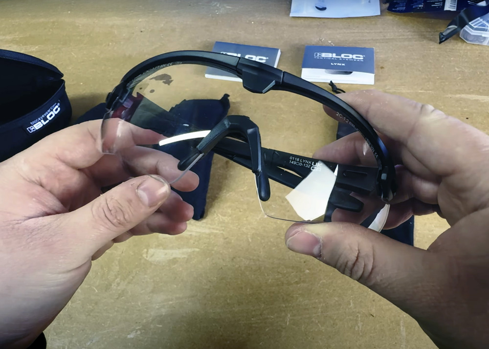 Orange Spartan On The Bloc Tactical Eyewear