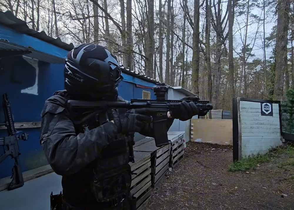 Poligon ASG Opole Hotel Tenis Testing The Trinity Armament GA-TA03 AEG