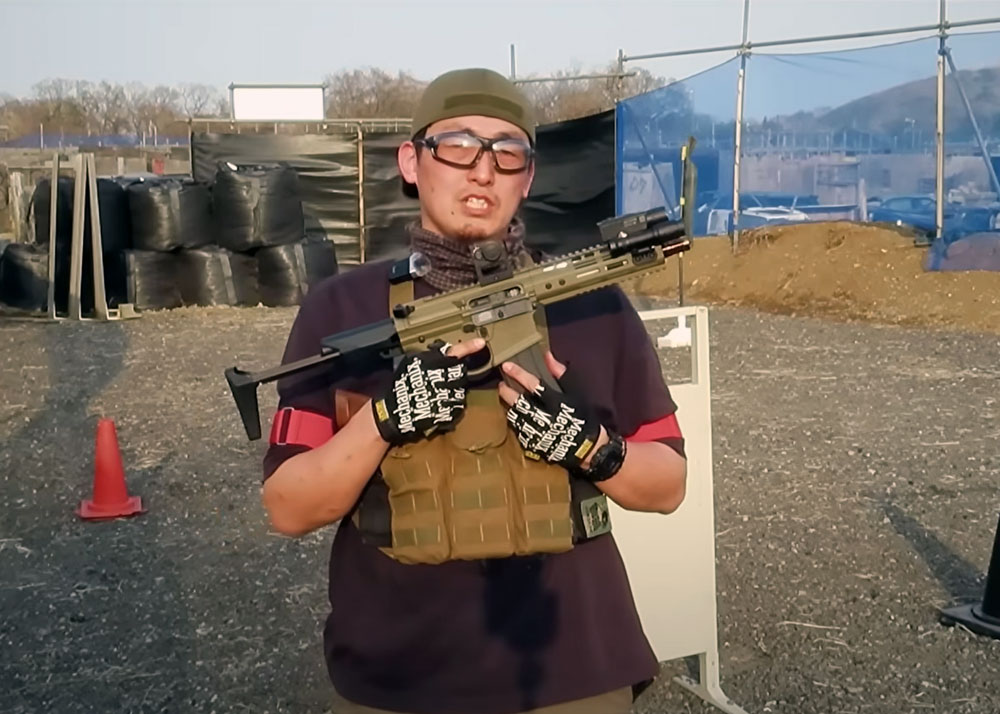 Suzuki EMG/DE Noveske N4 Ghetto Blaster At The Range