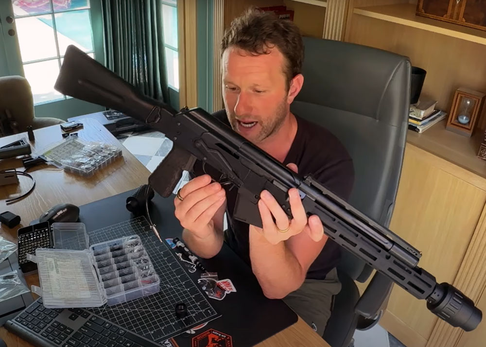 6mm Badger HPA Airsoft Saiga Shotgun With AirTac Parts