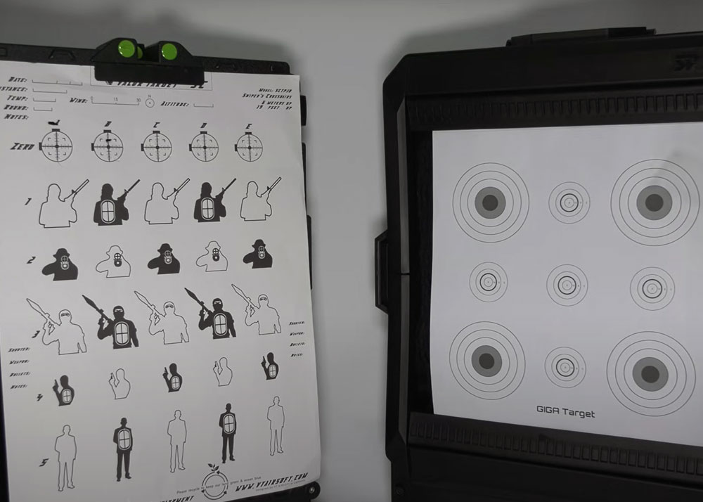 Airsoft Mike On The SRC GIGA Target System