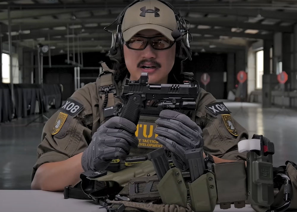 4UAD Smart Airsoft With The EMG Staccato XC