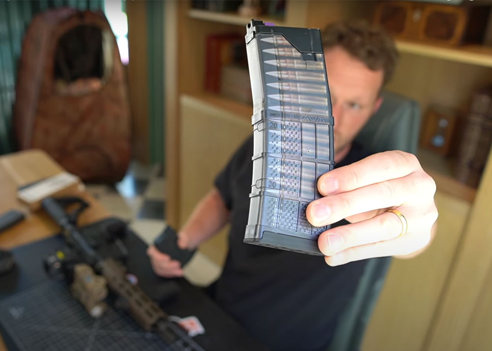 6mm Badger EMG/Angry Gun Lancer L5 AWM  Review & Shoot Test