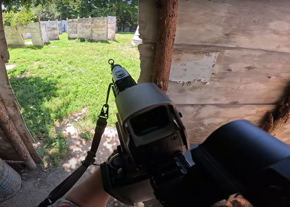 AirsoftNEXT LMG In CQB Semi Only Airsoft field