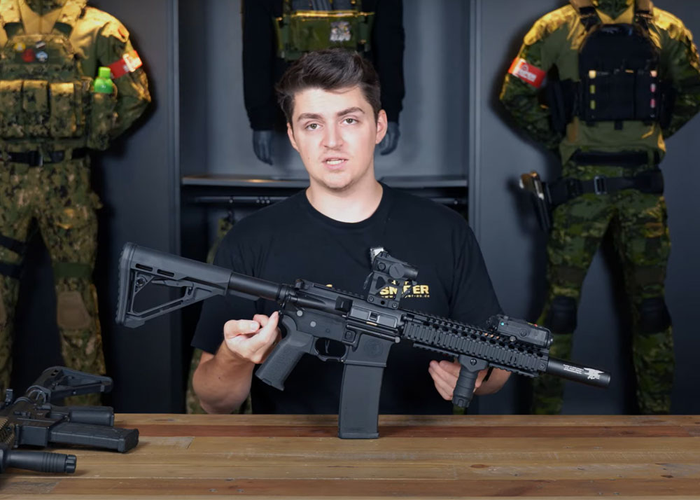 A&K AXR AK1688-1 DMR At Gunfire | Popular Airsoft: Welcome