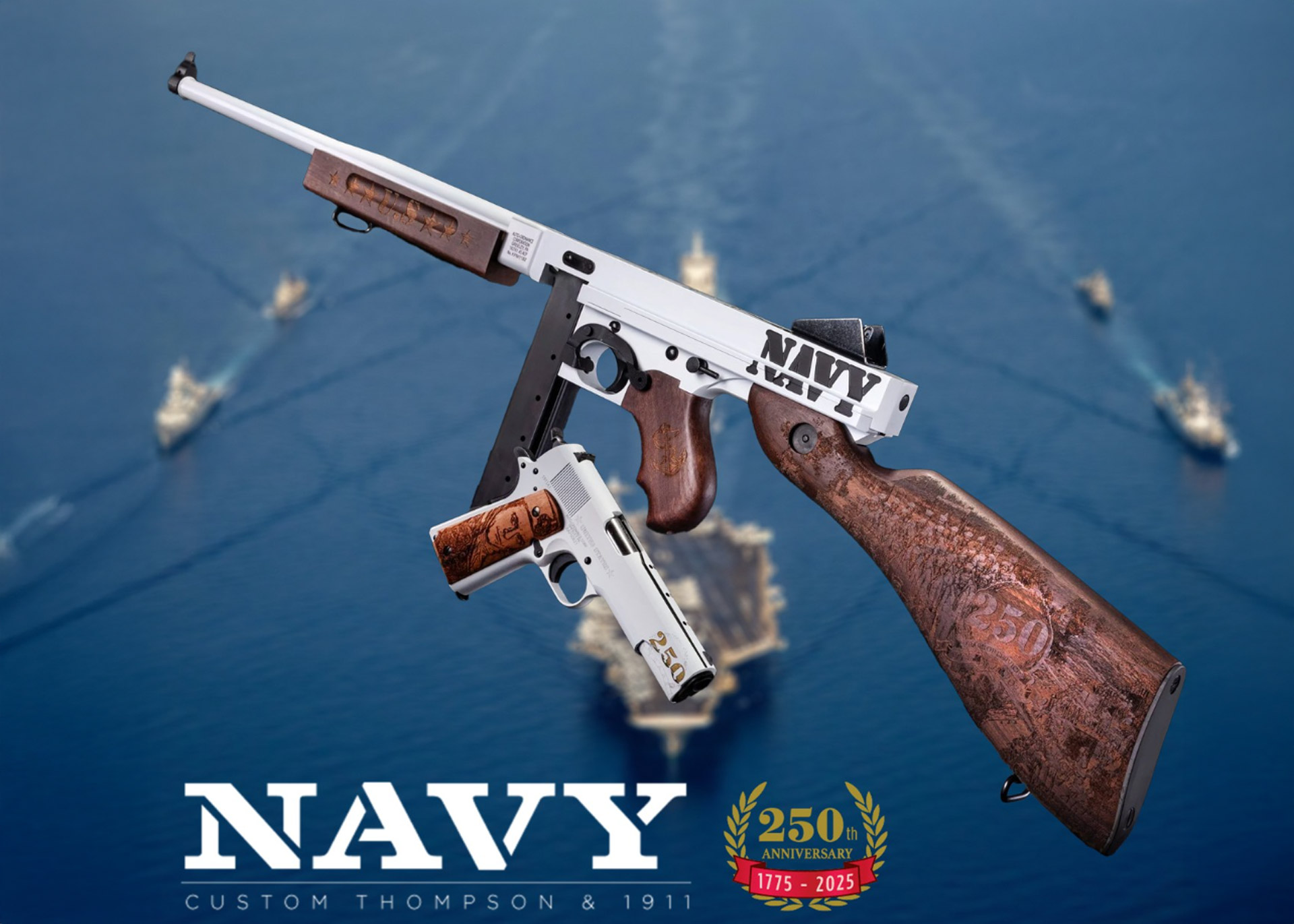 Auto-Ordnance 250 Years U.S. Navy 1911A1 & Thompson