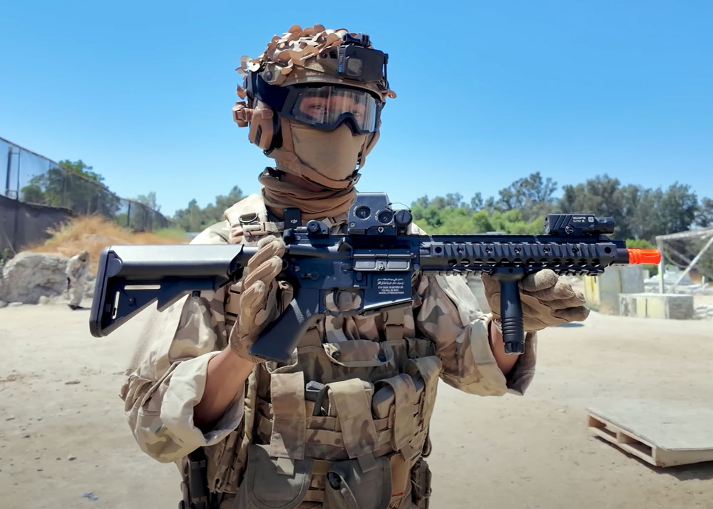 DesertFox Airsoft With The Perun Clicker V2 & CGS SCISIX