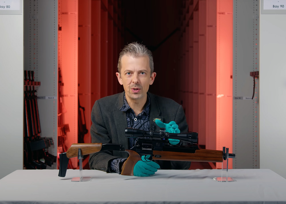 Royal Armouries: Rare Mateba Unica 6 “Grifone” Auto-Revolver Carbine