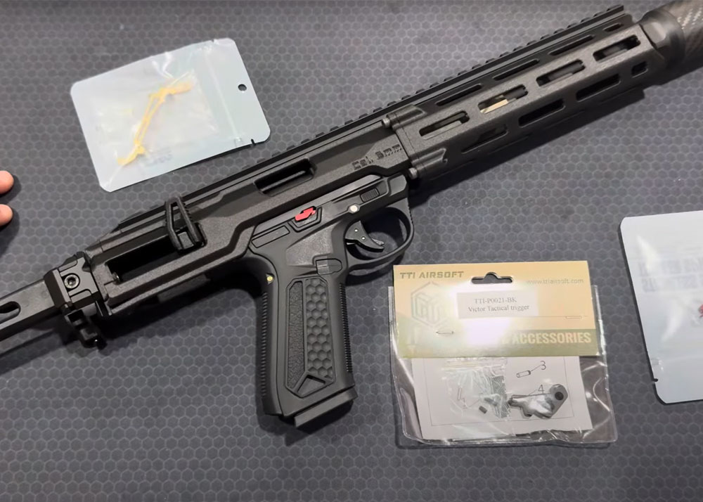 Stupid Airsoft Building The Fastest AAP-01 Trigger Possible