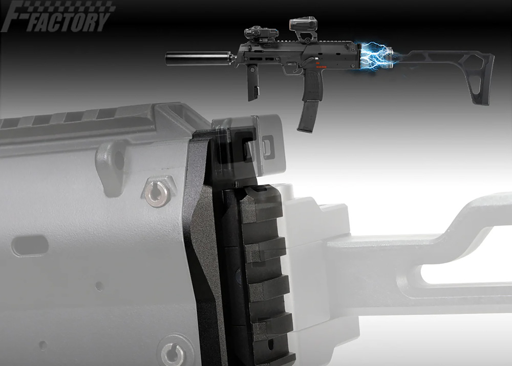Laylax Picatinny Rear Stock Base For Tokyo Marui GBB MP7A1