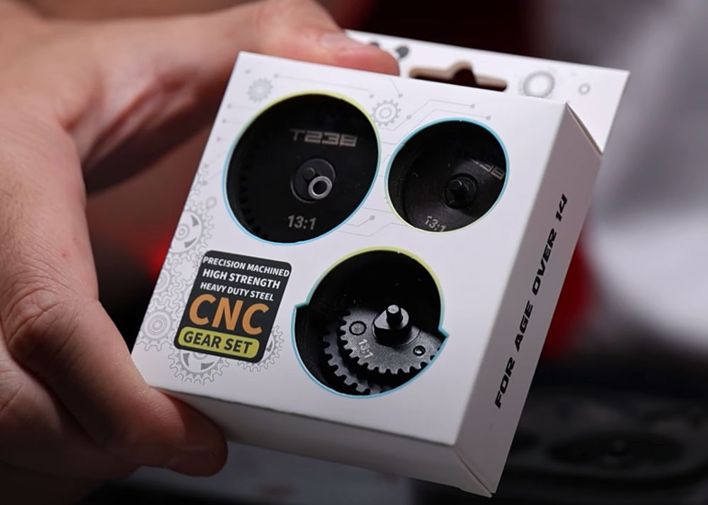 T238 CNC Steel 13:1 Gear Set & Shim Pack