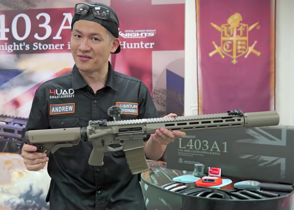 4UAD Smart Airsoft On The VFC L403A1