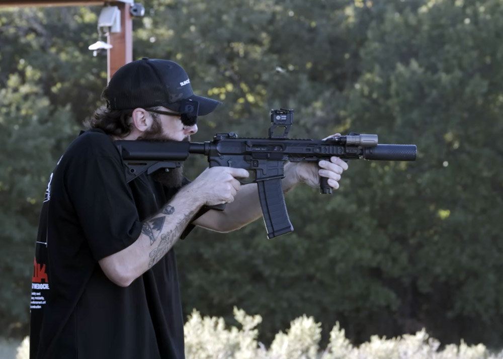 Juicy Media CMMG Banshee 4.6 x 30 with the AS Designs ARC Fire