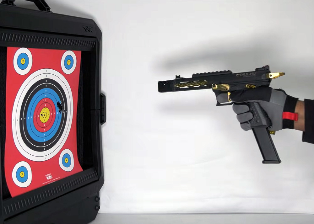 Airsoft Mike Lancer Tactical Tandemkross CTHULHU GBB Gold Unboxing