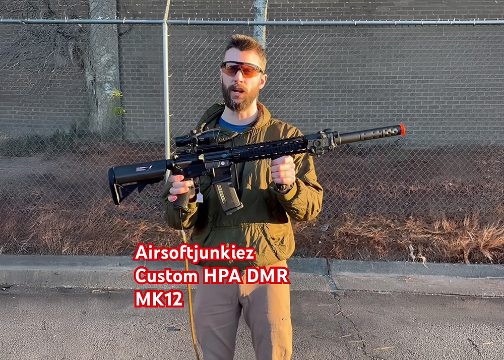 AirsoftJunkiez Custom Expert Series HPA MK12 Quick Demo