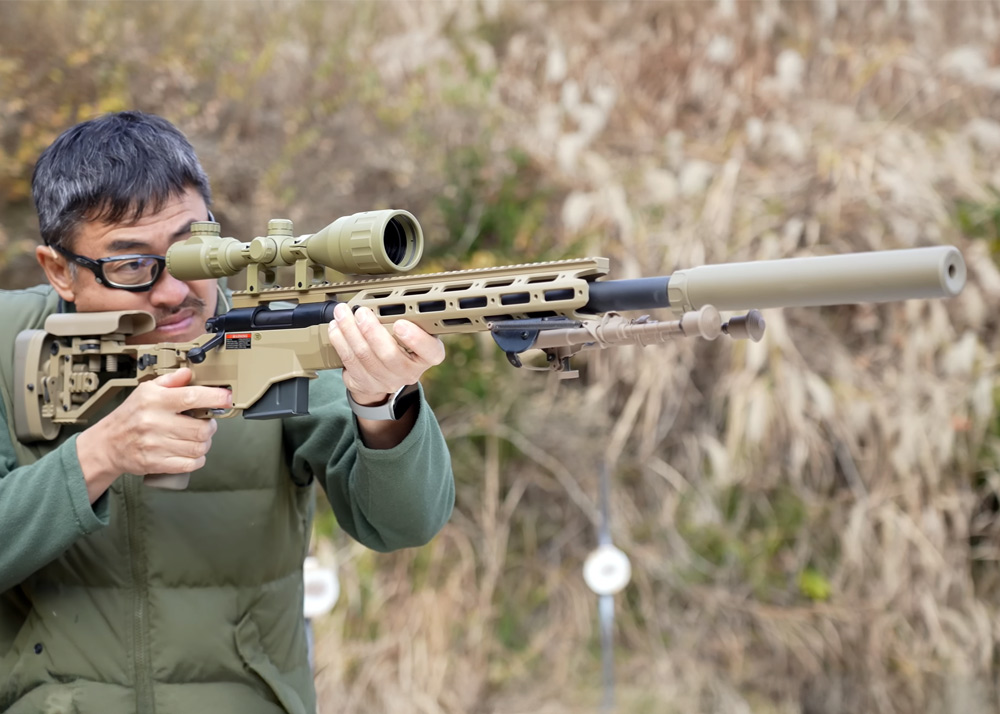 Mach Sakai With The Ares Airsoft M40A6