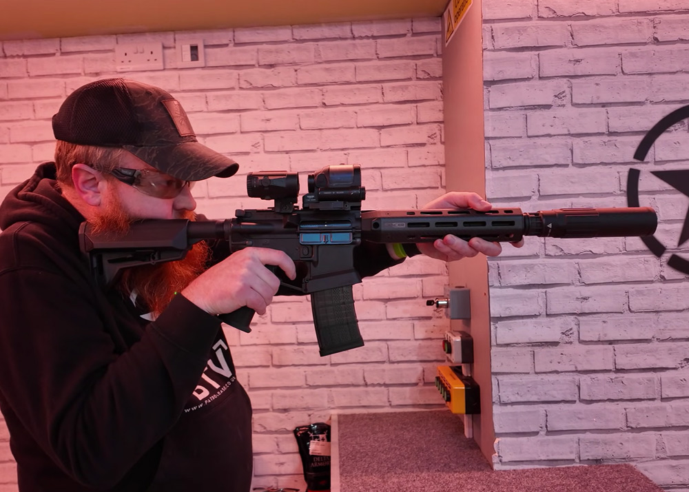 Patrol Base Lancer Systems & EMG Carbon Fibre Race Gun