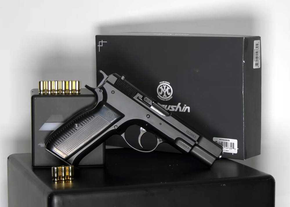 Airsoft Mike: Marushin Licensed CZ 75 Shell Ejecting GBB