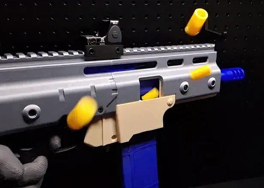 Caffel 3D Printed Shell Ejecting SMG Kit For AAP-01