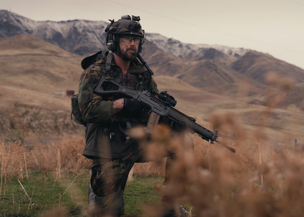 Garand Thumb With The SIG 550