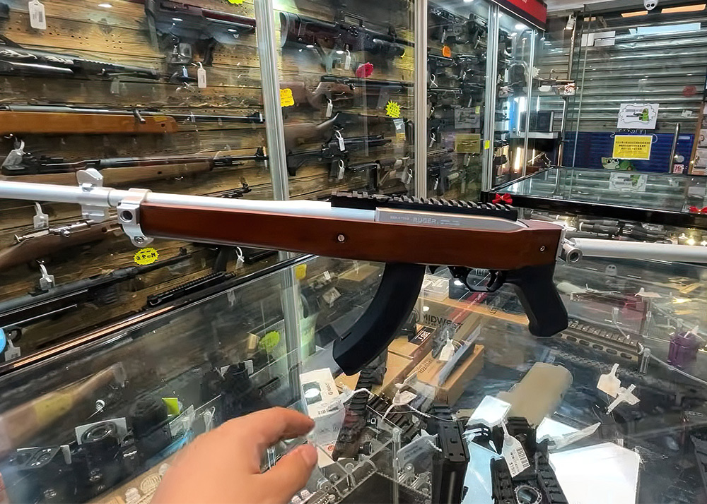 Paradise Hobby SEAL KC02 Ruger 10/22 B-TM Folding Stock Mini14 GBB Rifle 