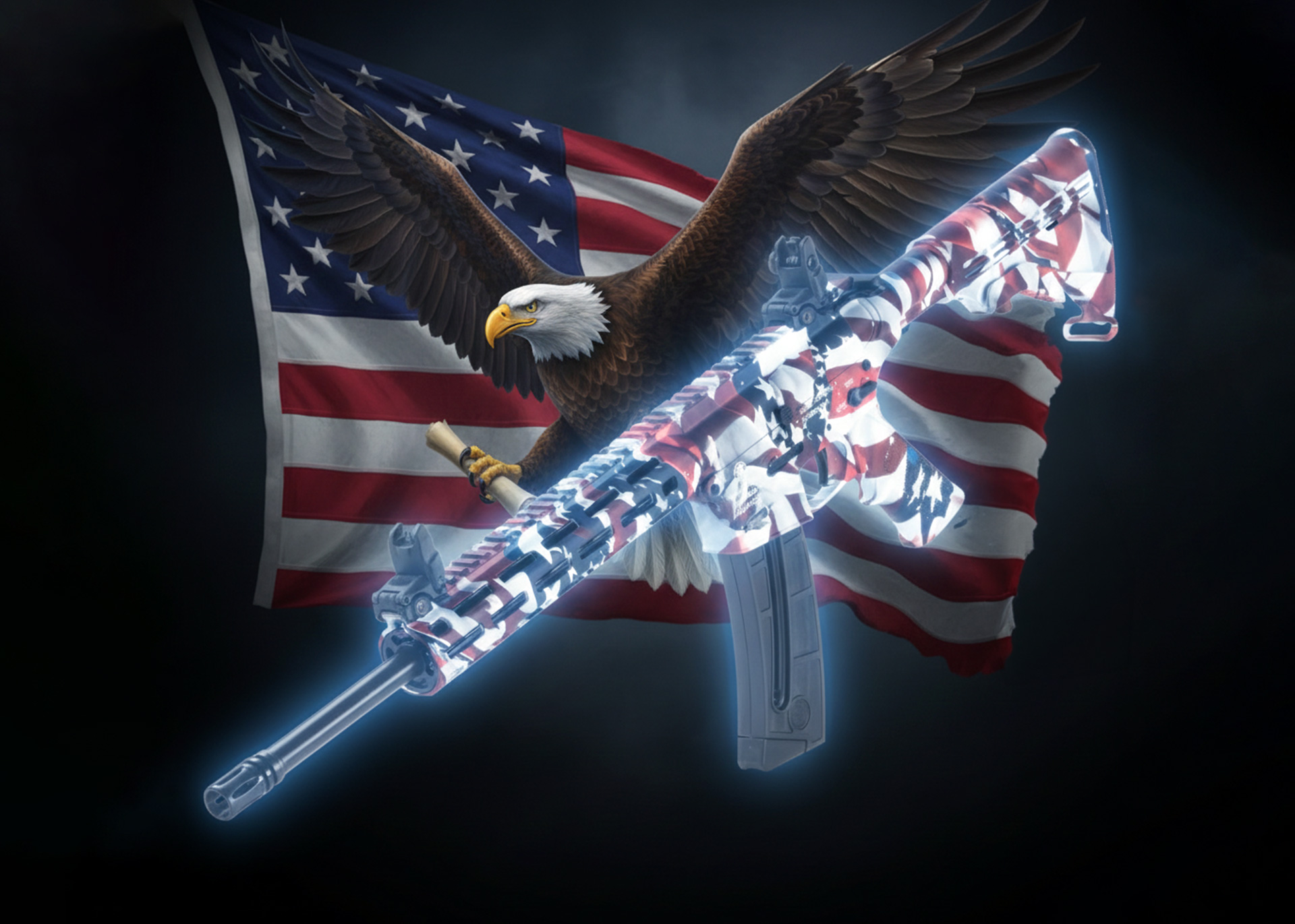 Smith & Wesson M&P 15-22 Sport Flag Finish