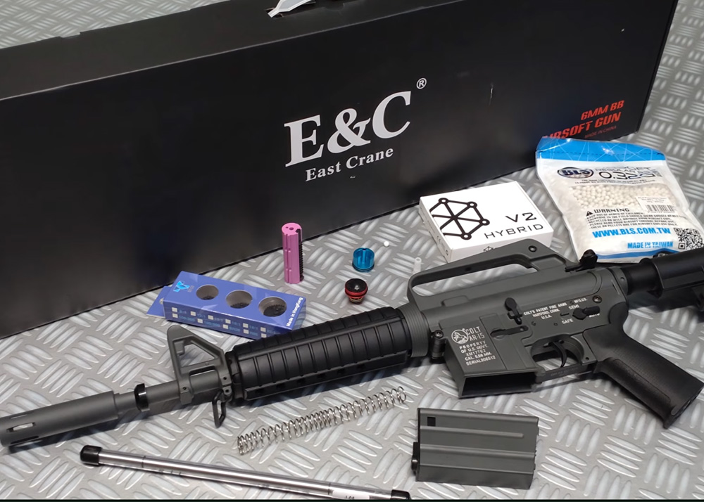 Adzzzys Armoury Upgrading The E&C XM177 AEG