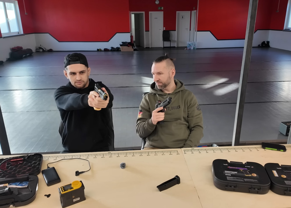 Airsoft Dudes Testing 4 Lancer Tactical Gas Blowback Pistols