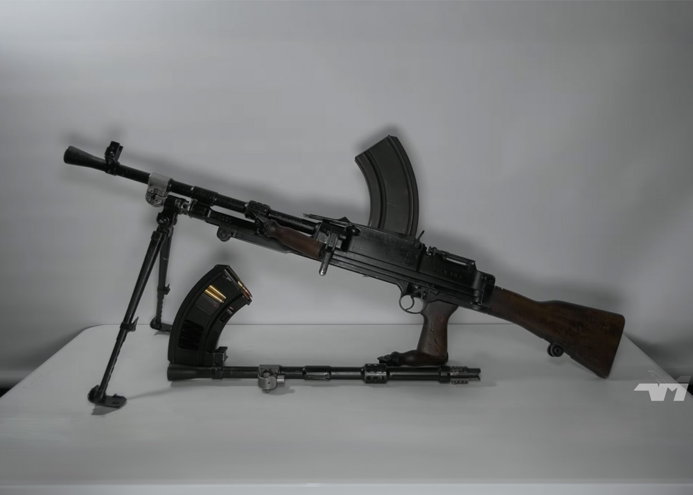 Airsoft Mike With A Deactivated Bren Mark III
