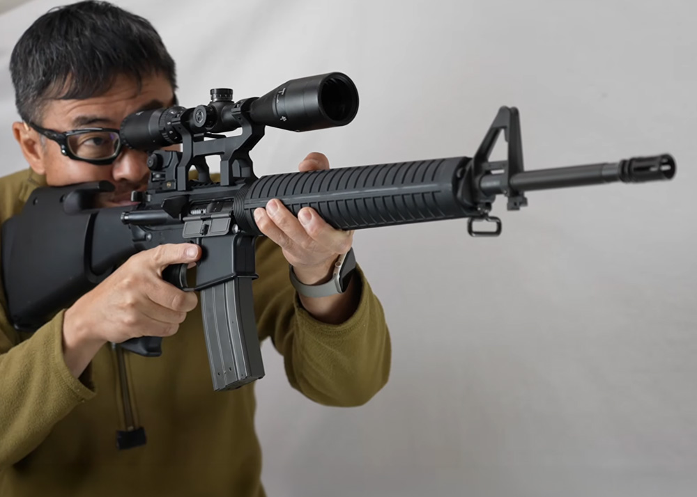 Mach Sakai With The "Golgo 13" M16 From Western Arms
