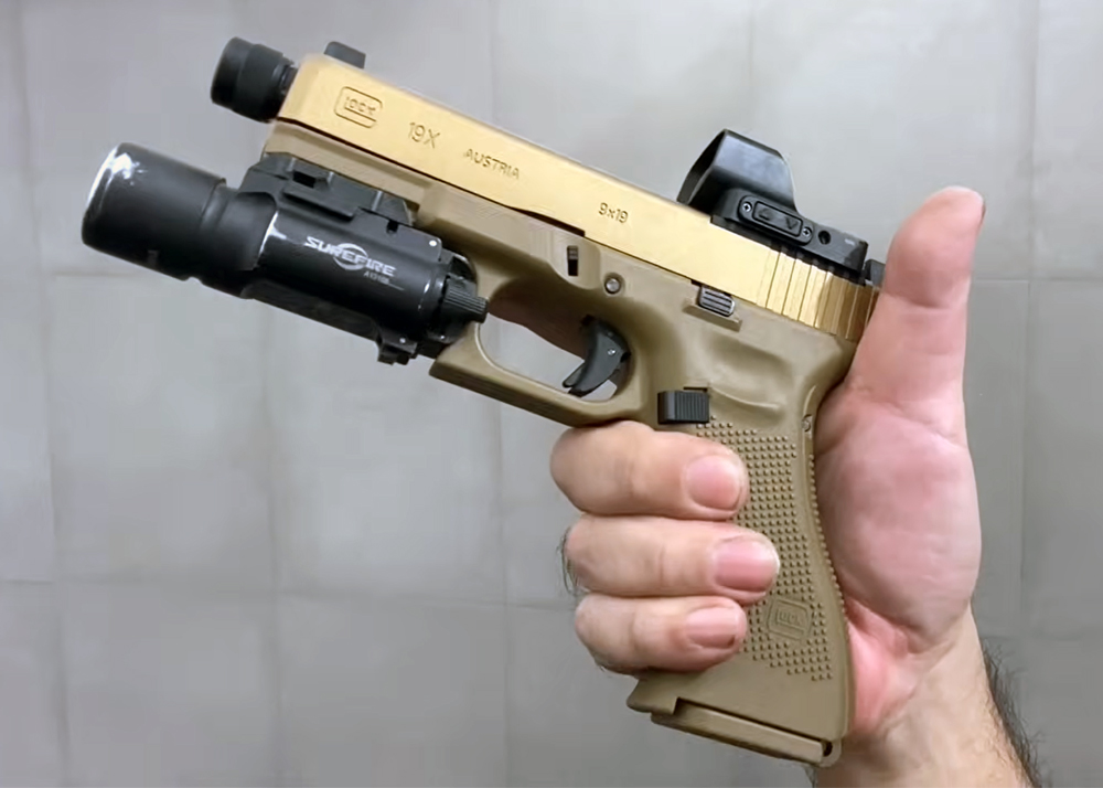 Target-1: BATON Airsoft Glock G19X MOS CO2