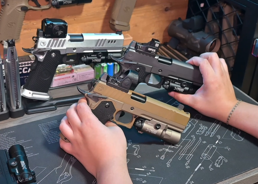 C.X. Airsoft: RWA Nighthawk Custom TRS Comp & Sand Hawk
