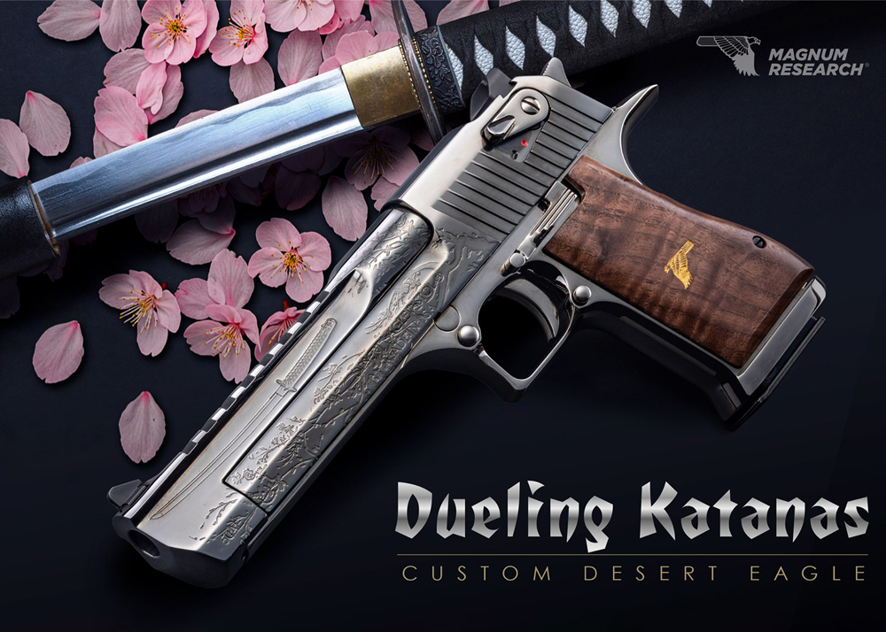Magnum Research "Dueling Katanas" Desert Eagle
