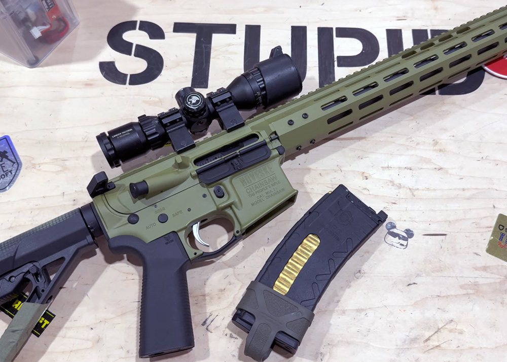Stupid Airsoft EMG/APS SLR GBB First Look