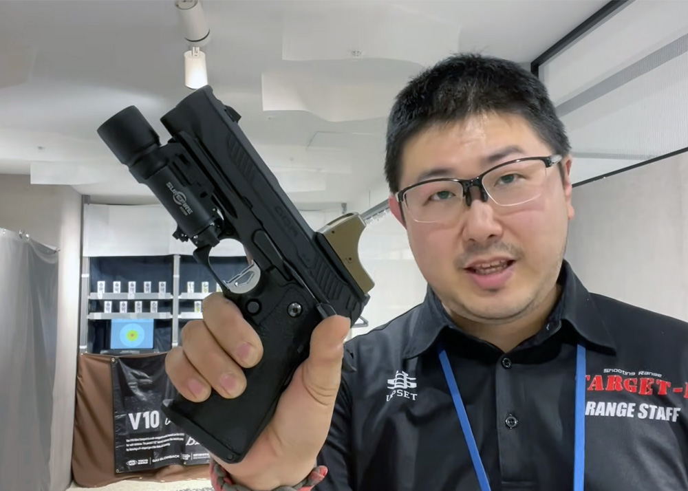 Target-1: Tokyo Marui Hi-Capa 4.3 D.O.R GBB Pistol